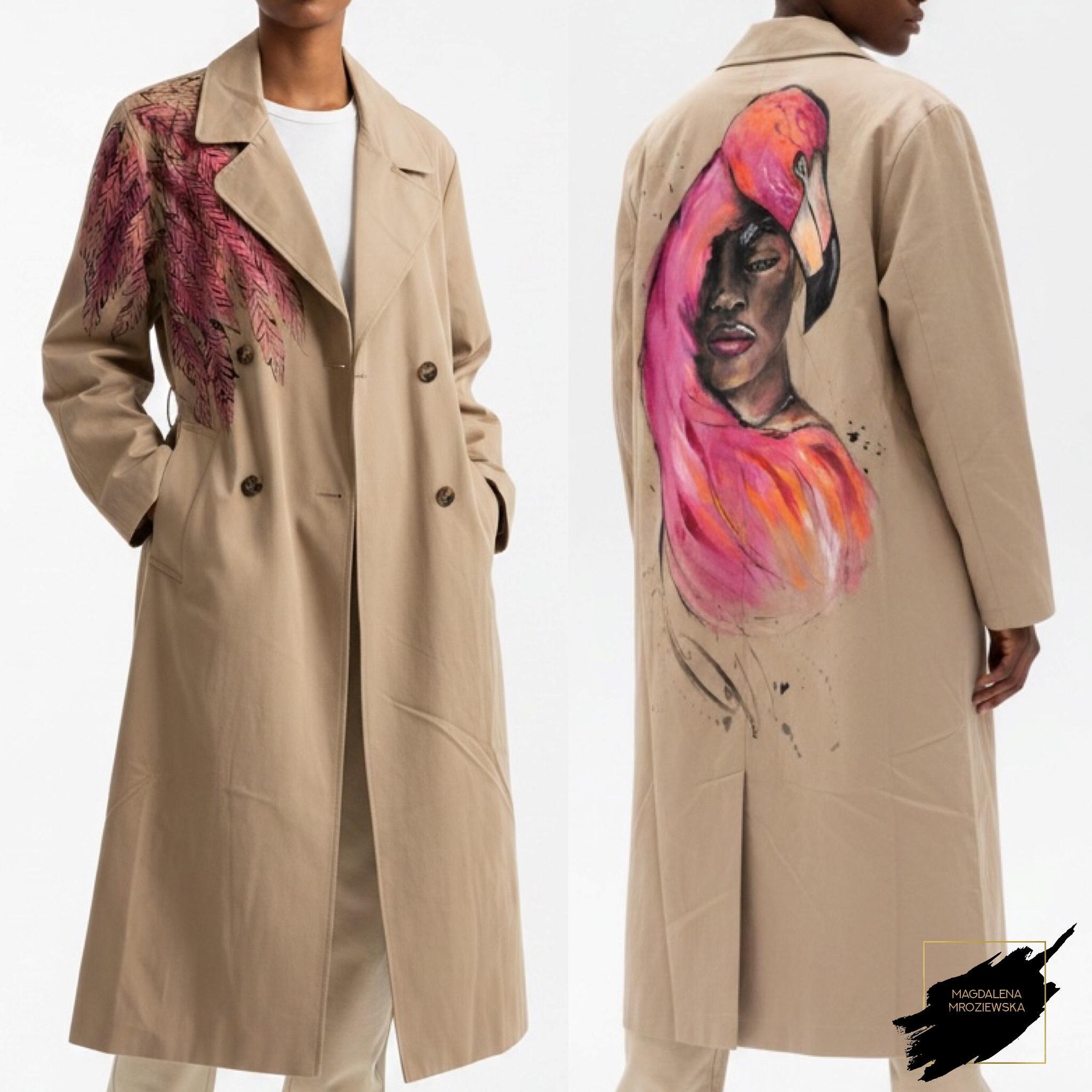 Płaszcz "Flamingo" r. XL
