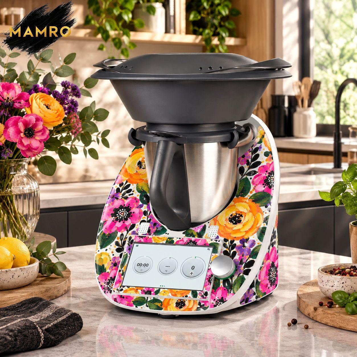 MAMRO BODY for THERMOMIX ABSTRACT FLOWERS dla TM6