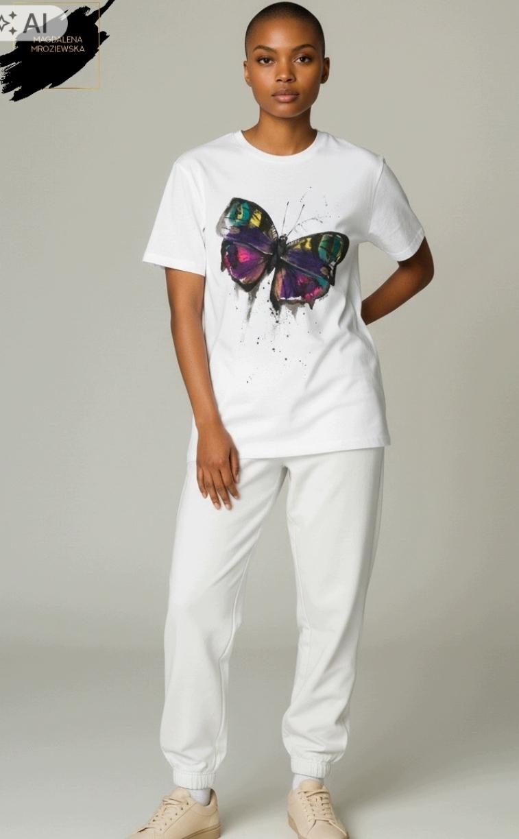 Koszulka oversize PLUMP BUTTERFLY